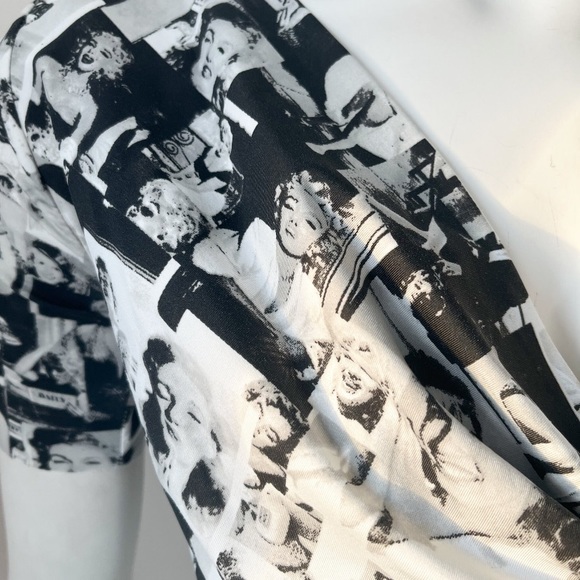 Y2K Marilyn Monroe Print Top - Picture 2 of 4